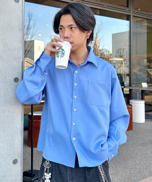 MandO（Auntie Rosa）（エムオー）の「アソートオーバーフランネルシャツ/チェック,ストライプ（シャツ/ブラウス・メンズ・ブラウン/ブラック/ホワイト系その他/ホワイト/ブラック系その他/ホワイト系その他2/ブラック系その他2/ホワイト系その他3/ベージュ/ブルー系その他/ブラウン系その他/ブルー系その他2/アイボリー/グレー系その他/ピンク系その他/ブルー系その他3/グレー/チャコールグレー/ブルー/ホワイト系その他4/ブルー系その他4/イエロー/ピンク・LARGE/MEDIUM）」の20枚目の写真