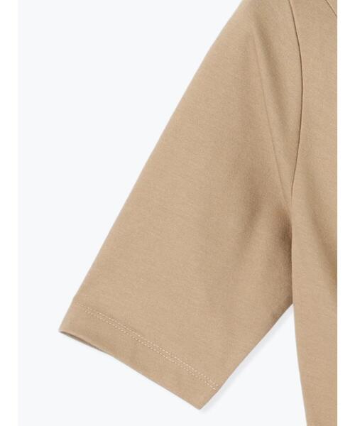 Te chichi（テチチ）の「アシメネックハーフスリーブトップス（Tシャツ/カットソー・レディース・ベージュ/ブラック/グレー・F）」の16枚目の写真