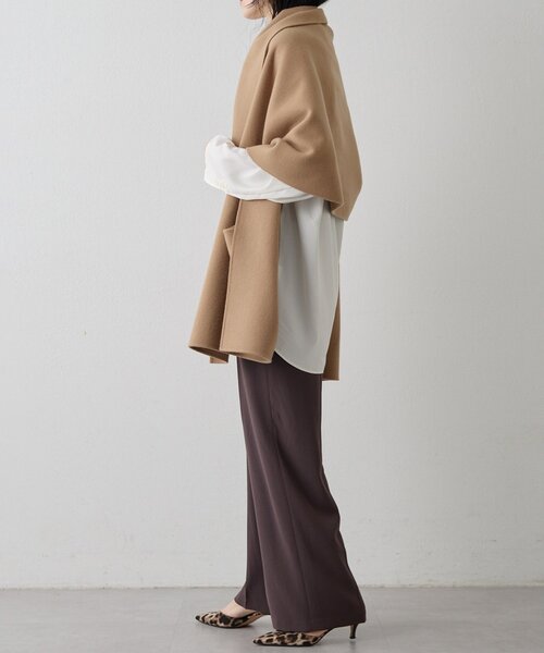 バックサテンジョーゼットパンツ（その他パンツ）｜Whim Gazette