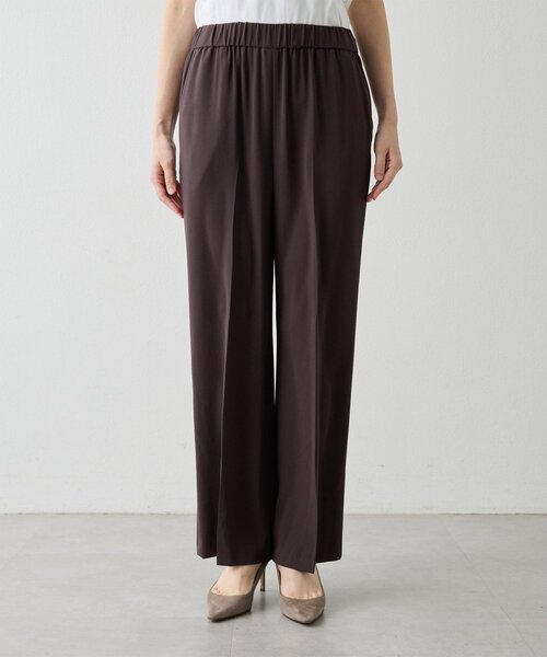 Whim Gazette（ウィムガゼット）の「バックサテンジョーゼットパンツ（その他パンツ・レディース・ベージュ/ブラウン・FREE）」の17枚目の写真