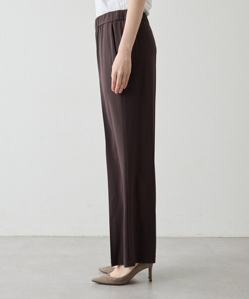 Whim Gazette（ウィムガゼット）の「バックサテンジョーゼットパンツ（その他パンツ・レディース・ベージュ/ブラウン・FREE）」の18枚目の写真