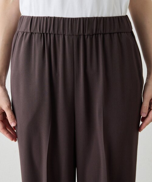 Whim Gazette（ウィムガゼット）の「バックサテンジョーゼットパンツ（その他パンツ・レディース・ベージュ/ブラウン・FREE）」の20枚目の写真