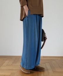 Elura | ライトギャザーデニム / 580448(デニムパンツ)