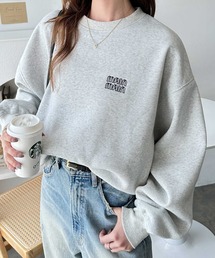 アソートデザインオーバーサイズ裏起毛スウェット ロゴ/プリント/刺繍
