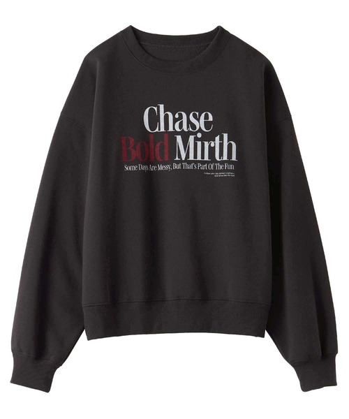 GeeRA（ジーラ）の「アソートデザインオーバーサイズ裏起毛スウェット　ロゴ/プリント/刺繍（スウェット・レディース・ライトグレー系/グレー系その他/ライトグレー系2/グレー系その他2/グレー系その他3/ライトグレー系3・MEDIUM/LARGE）」の11枚目の写真