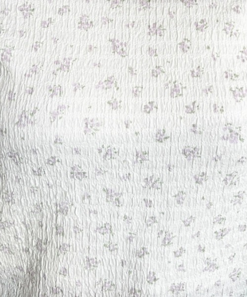 moment+(モーメントプラス)の「ドット&花柄フレアスリーブシャーリング長袖カットソープルオーバー(Tシャツ/カットソー・レディース・ブラック/アイボリー/ホワイト系その他/イエロー系その他/オフホワイト/ブラック系その他/ナチュラル・M)」の14枚目の写真