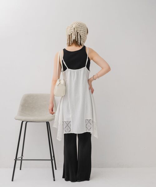 RETRO GIRL（レトロガール）の「イレヘムレースチュニックOP（ワンピース・レディース・ブラウン系その他4/ブラック/ホワイト・FREE）」の18枚目の写真