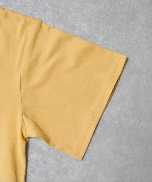 and D. petit main(アンドディープティマイン)の「【綿100%】バックメッセージロゴ半袖Tシャツ(Tシャツ/カットソー・キッズ・ライトピンク/ネイビー/イエロー/ホワイト/シルバーグレー・90cm/100cm/110cm/120cm/130cm/140cm/150cm)」の7枚目の写真