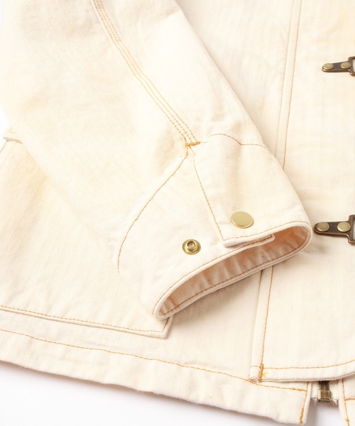 Jieda(ジエダ)の「FIREMAN JACKET(ブルゾン・メンズ・ブラック/オフホワイト・1/2)」の18枚目の写真