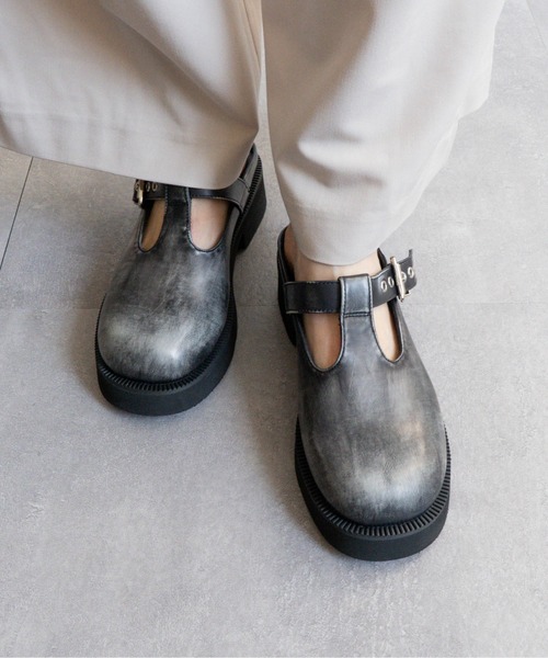 Fabby fabby（ファビィーファビィー）の「Tストラップバックルサボサンダル（サンダル・レディース・ブラック/ブラウン系その他/ブラック系その他2/ブラック系その他/ブラウン系その他2・LARGE/MEDIUM/SMALL）」の13枚目の写真