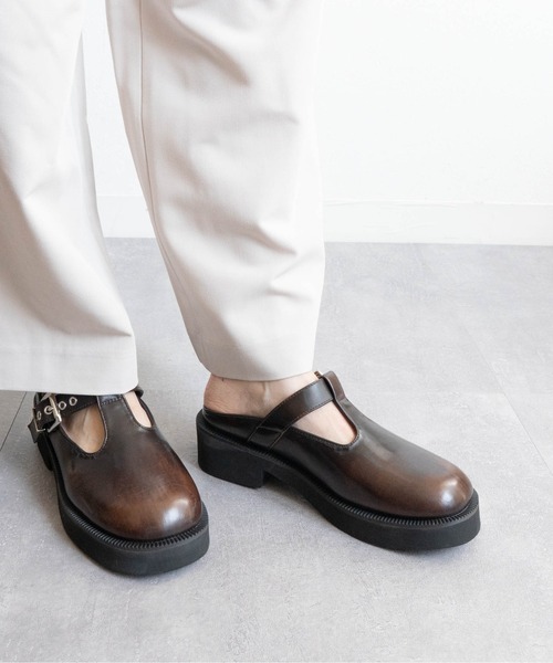 Fabby fabby（ファビィーファビィー）の「Tストラップバックルサボサンダル（サンダル・レディース・ブラック/ブラウン系その他/ブラック系その他2/ブラック系その他/ブラウン系その他2・LARGE/MEDIUM/SMALL）」の6枚目の写真