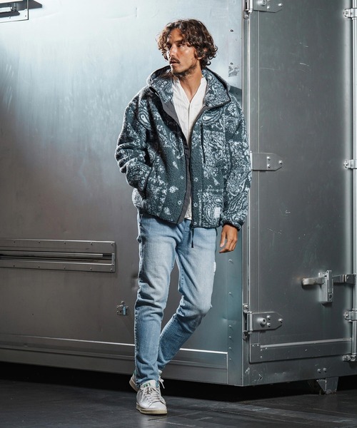 wjk reluxe（ダブルジェーケーリラックス）の「mp13951-tight tension knit denim skinny pants デニムスキニーパンツ(WR25W-17)（デニムパンツ・メンズ・インディゴブルー/ライトインディゴブルー/ブラック系その他・L/M/S）」の10枚目の写真