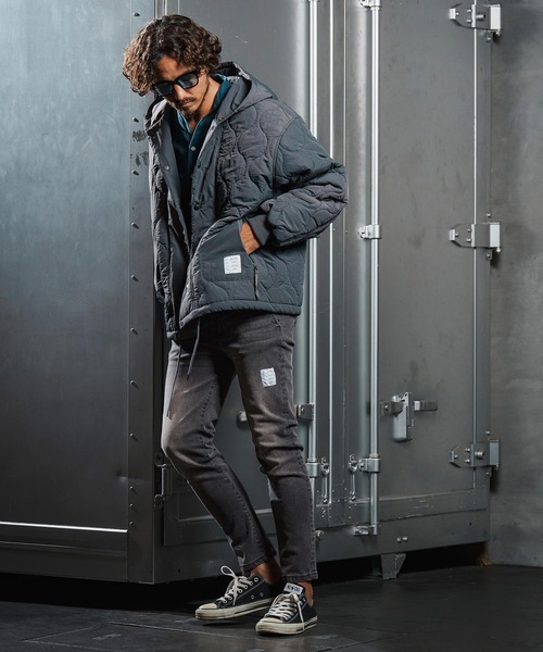 wjk reluxe（ダブルジェーケーリラックス）の「mp13951-tight tension knit denim skinny pants デニムスキニーパンツ(WR25W-17)（デニムパンツ・メンズ・インディゴブルー/ライトインディゴブルー/ブラック系その他・L/M/S）」の22枚目の写真