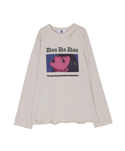 セール】【TVアニメ『ダンダダン』・jouetie】オーバーダメージロンT