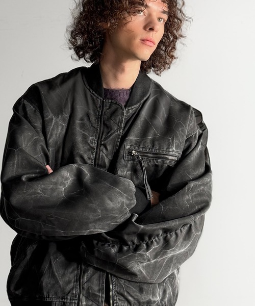 OPENING CEREMONY MA-1ジャケット ブラック OPENING CEREMONY（オープニング セレモニー） ×Alpha industries MA-1