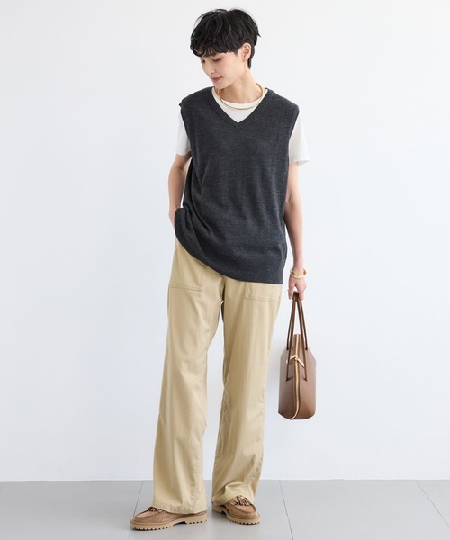 BARNYARDSTORM（バンヤードストーム）の「BARNYARDSTORM / ハイゲージベスト（ベスト・レディース・チャコール/レッド・FREE）」の3枚目の写真