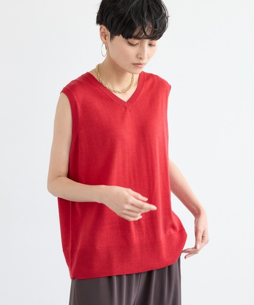 BARNYARDSTORM（バンヤードストーム）の「BARNYARDSTORM / ハイゲージベスト（ベスト・レディース・チャコール/レッド・FREE）」の14枚目の写真