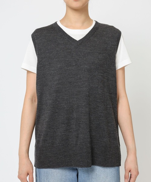 BARNYARDSTORM（バンヤードストーム）の「BARNYARDSTORM / ハイゲージベスト（ベスト・レディース・チャコール/レッド・FREE）」の7枚目の写真