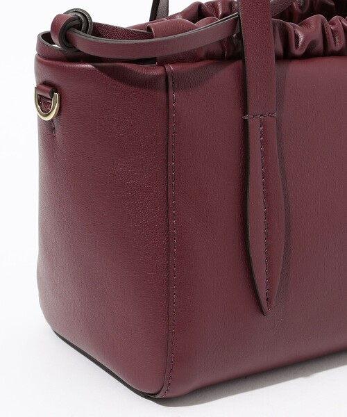 LORISTELLA（ロリステッラ）の「LORISTELLA ギャザー ショルダートート（ハンドバッグ・レディース・ライトブルー/ボルドー/ベージュ・FREE）」の10枚目の写真