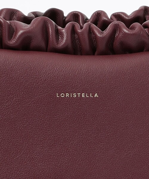 LORISTELLA（ロリステッラ）の「LORISTELLA ギャザー ショルダートート（ハンドバッグ・レディース・ライトブルー/ボルドー/ベージュ・FREE）」の11枚目の写真