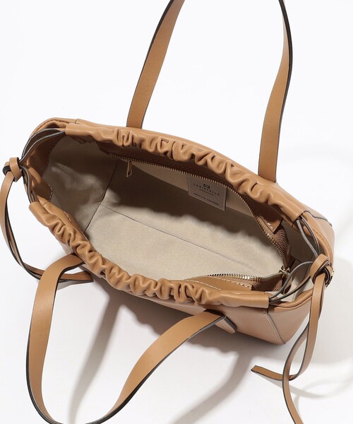 LORISTELLA（ロリステッラ）の「LORISTELLA ギャザー ショルダートート（ハンドバッグ・レディース・ライトブルー/ボルドー/ベージュ・FREE）」の13枚目の写真