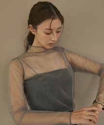 ACYM | シアーハイネックブラウス(シャツ/ブラウス)