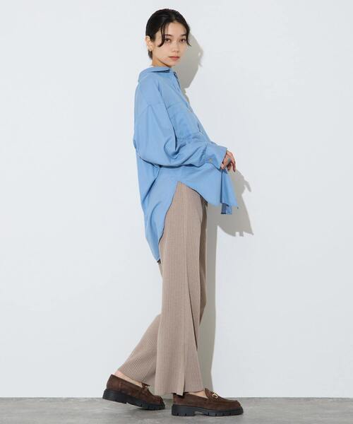 Liesse（リエス）の「コットンテンセルシャツ（シャツ/ブラウス・レディース・ブルー・FREE）」の9枚目の写真