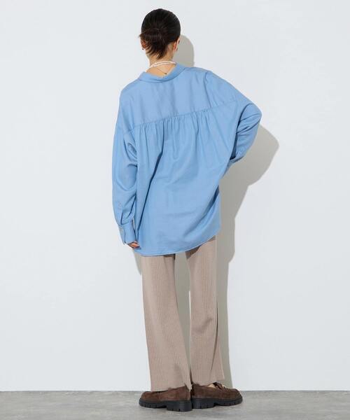 Liesse（リエス）の「コットンテンセルシャツ（シャツ/ブラウス・レディース・ブルー・FREE）」の11枚目の写真