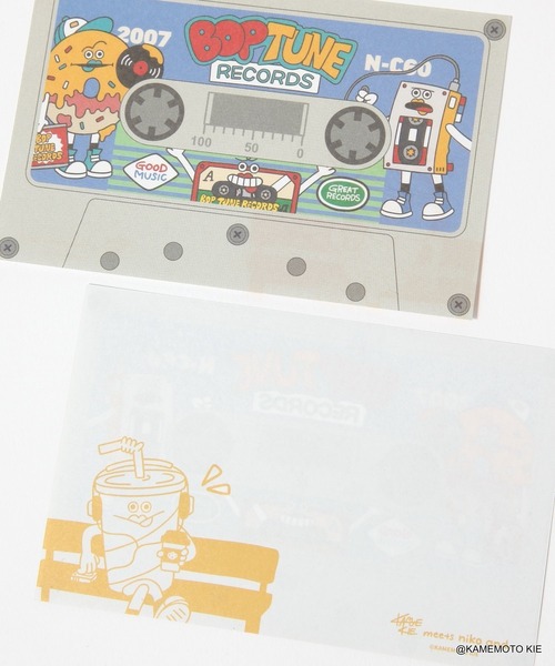 セール】【BOP TUNE RECORDS】カセットテープメモ（ステーショナリー