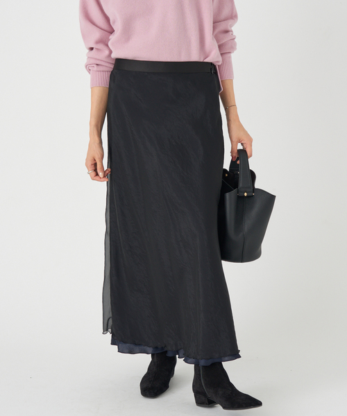 w.w【新品machatt オーガンジーレイヤードスカート machatt オーガンジーレイヤードスカート 楽天市場】M/Lサイズ