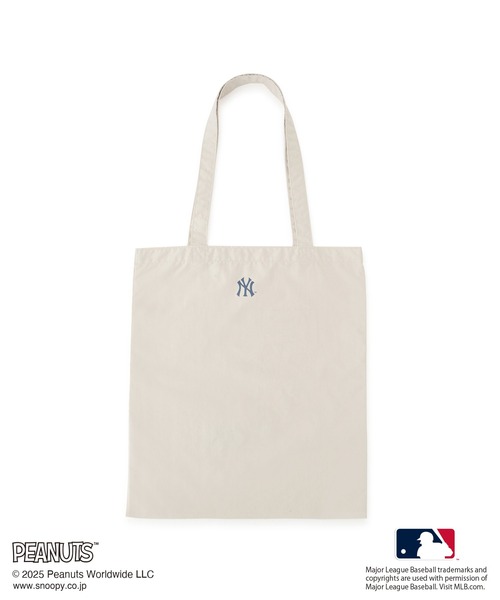 MLB（メジャーリーグベースボール）の「【PEANUTS×MLB COLLECTION by ROPE' PICNIC】プリントトートバッグ（トートバッグ・レディース・クリーム/ライトグレー/ブルー系その他4・FREE）」の9枚目の写真