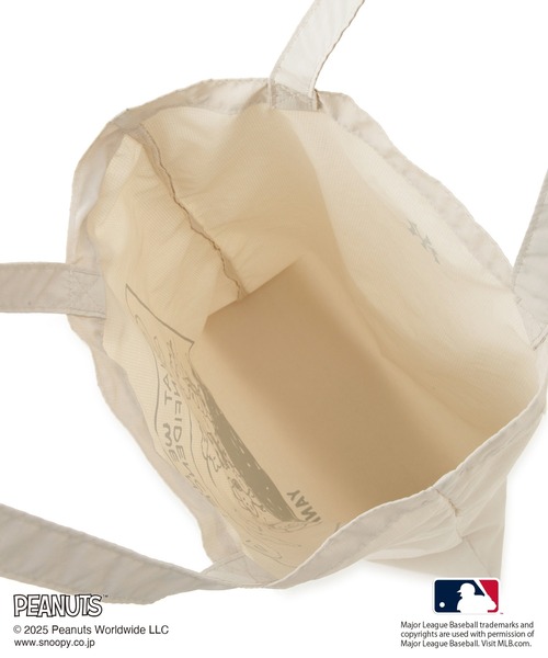 MLB（メジャーリーグベースボール）の「【PEANUTS×MLB COLLECTION by ROPE' PICNIC】プリントトートバッグ（トートバッグ・レディース・クリーム/ライトグレー/ブルー系その他4・FREE）」の13枚目の写真
