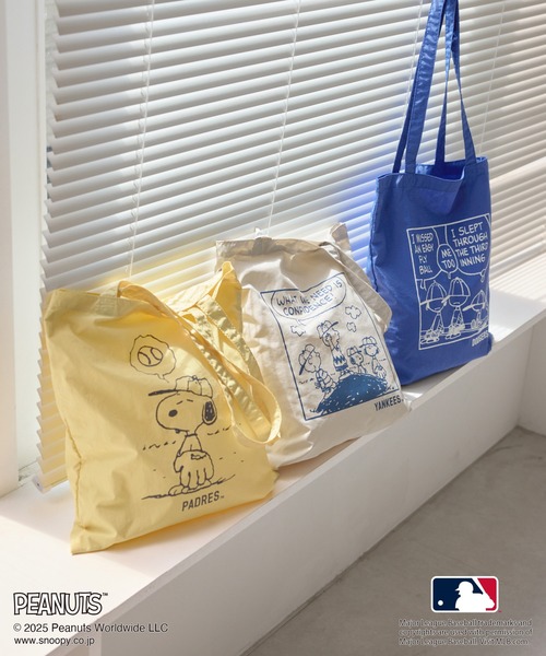 MLB（メジャーリーグベースボール）の「【PEANUTS×MLB COLLECTION by ROPE' PICNIC】プリントトートバッグ（トートバッグ・レディース・クリーム/ライトグレー/ブルー系その他4・FREE）」の21枚目の写真