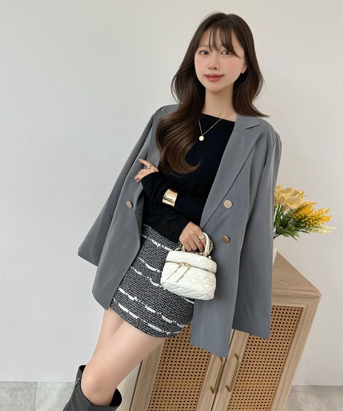 CHARME BY MICOLA(シャルムバイミコラ)の「ワンホン女子♪チョーカー付オフショルトップス(Tシャツ/カットソー・レディース・ブラック/ブラウン/ホワイト・FREE)」の16枚目の写真