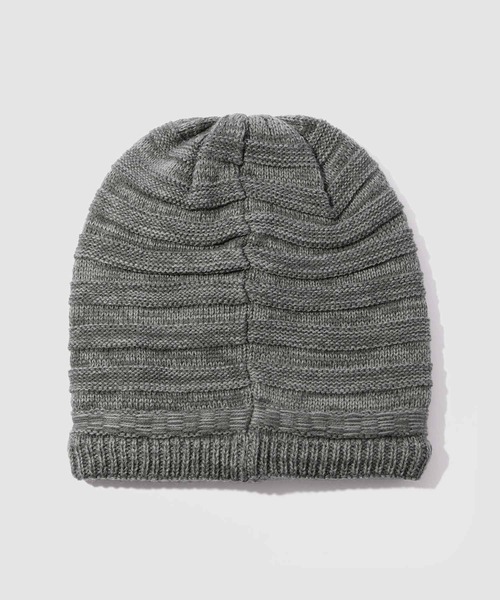 AVIREX（アヴィレックス）の「AVIREX バルーンニットワッチ（ニットキャップ/ビーニー・メンズ・ブラック/グレー・FREE）」の5枚目の写真
