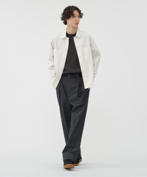 MHL.（エムエイチエル）の「NATURAL COTTON SHIRTING（シャツ/ブラウス・メンズ・ナチュラル・SMALL/MEDIUM/LARGE）」の2枚目の写真