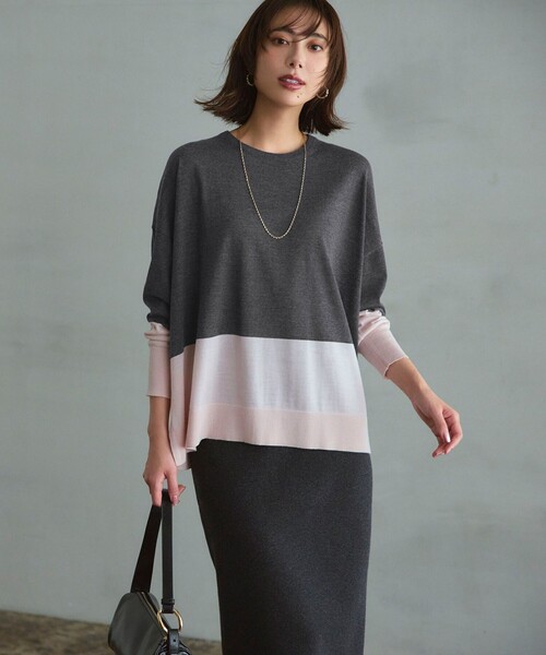 BRIEFING グレー系　ニットスカート BRG223W44 Sサイズ BRIEFING グレー系 ニットスカート BRG223W44 Sサイズ