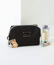 PAUL & JOE ACCESSOIRES(ポールアンドジョーアクセソワ)の【PAUL & JOE ACCESSOIRES /ポール アンド ジョー アクセソワ 】 CASUAL・PLATE METAL チャーム付きポーチ(ポーチ)