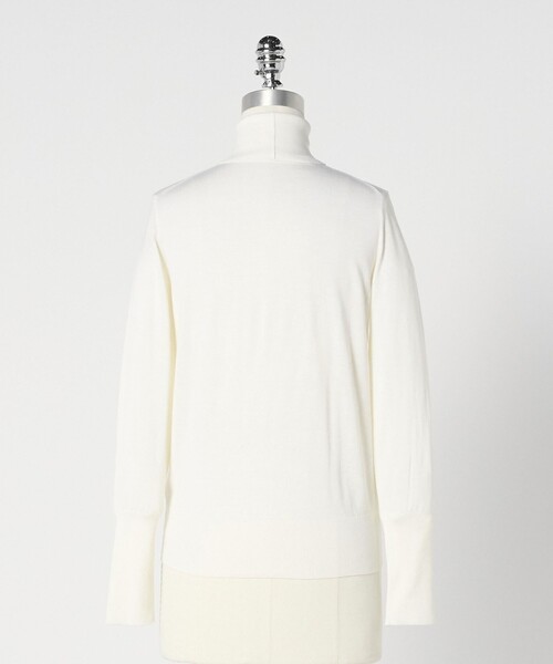 JURGEN LEHL ホワイト ハイネックニット 新品未使用♡ LOEFF＞ハイゲージ タートルネック ニット（ニット/セーター