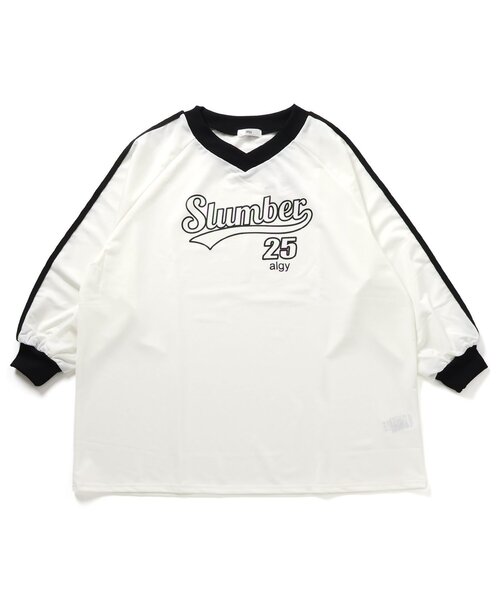 algy（アルジー）の「スムースBIGロンT（Tシャツ/カットソー・キッズ・オフホワイト/ブルー/グリーン・SMALL/MEDIUM/XX-SMALL/X-SMALL）」の9枚目の写真