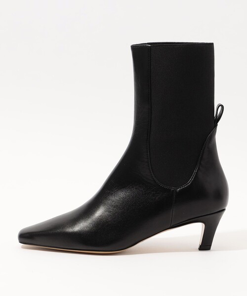 TOMORROWLAND （トゥモローランド）の「NUYOU サイドゴア ミドルブーツ（ブーツ・レディース・ブラック・38/36/37）」の3枚目の写真