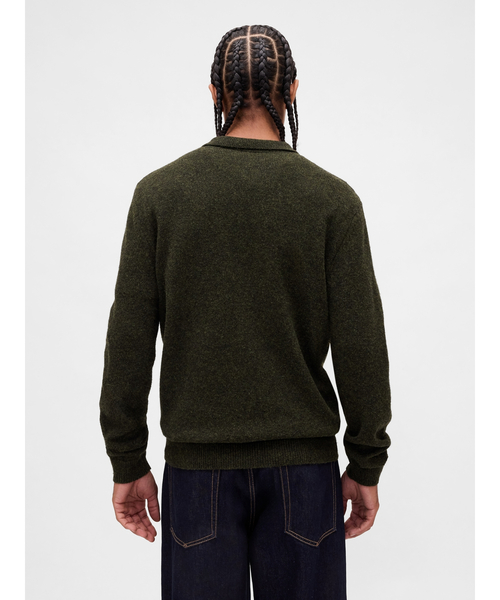 セール】メリノウールブレンド ポロセーター（ニット/セーター）｜GAP