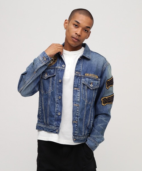 Champion(チャンピオン)の「《A.A.R.C》DENIM JACKET "CHAMPION CUSTOM" / デニムジャケット チャンピオンカスタム / AVIREX / アヴィレックス(デニムジャケット・メンズ・ライトインディゴブルー/インディゴブルー・X-LARGE/MEDIUM/LARGE/XX-LARGE)」の20枚目の写真