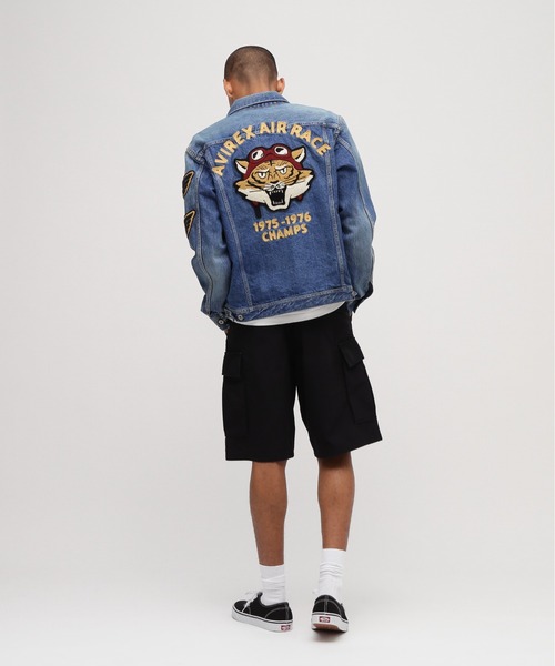 Champion(チャンピオン)の「《A.A.R.C》DENIM JACKET "CHAMPION CUSTOM" / デニムジャケット チャンピオンカスタム / AVIREX / アヴィレックス(デニムジャケット・メンズ・ライトインディゴブルー/インディゴブルー・X-LARGE/MEDIUM/LARGE/XX-LARGE)」の22枚目の写真