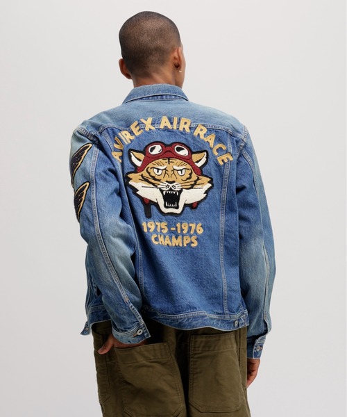 Champion(チャンピオン)の「《A.A.R.C》DENIM JACKET "CHAMPION CUSTOM" / デニムジャケット チャンピオンカスタム / AVIREX / アヴィレックス(デニムジャケット・メンズ・ライトインディゴブルー/インディゴブルー・X-LARGE/MEDIUM/LARGE/XX-LARGE)」の12枚目の写真