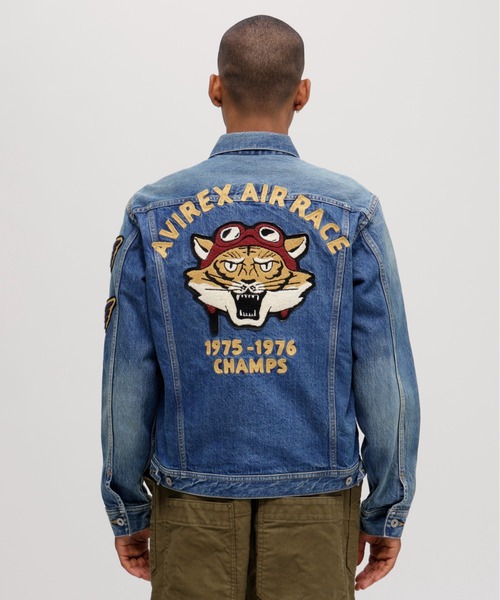 Champion(チャンピオン)の「《A.A.R.C》DENIM JACKET "CHAMPION CUSTOM" / デニムジャケット チャンピオンカスタム / AVIREX / アヴィレックス(デニムジャケット・メンズ・ライトインディゴブルー/インディゴブルー・X-LARGE/MEDIUM/LARGE/XX-LARGE)」の9枚目の写真