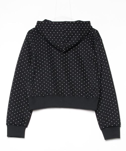 gossip！ロサンゼルス（ゴシップロサンゼルス）の「Y2K 着回し力バツグン！ゆるっとラフな万能ショートジップドット柄パーカーUV対策（パーカー・レディース・ドット・FREE）」の2枚目の写真