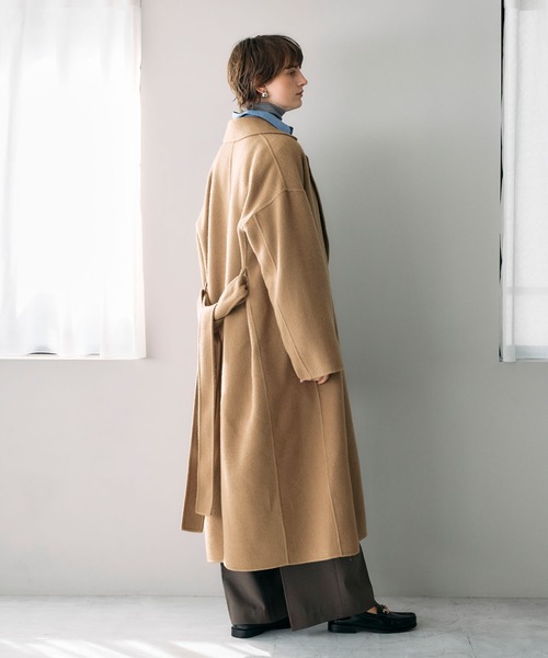 NORCウールメルトンロングリバーコート N.O.R.C｜ウールメルトンロングリバーコート | Rakuten Fashion(楽天