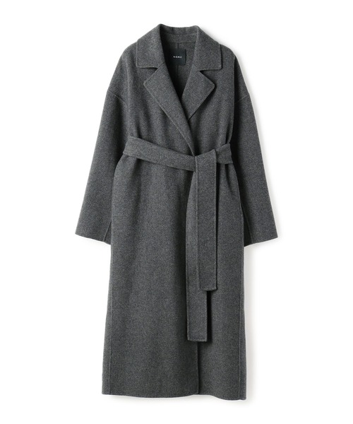 ウールメルトンロングリバーコート（その他アウター）｜N.O.R.C