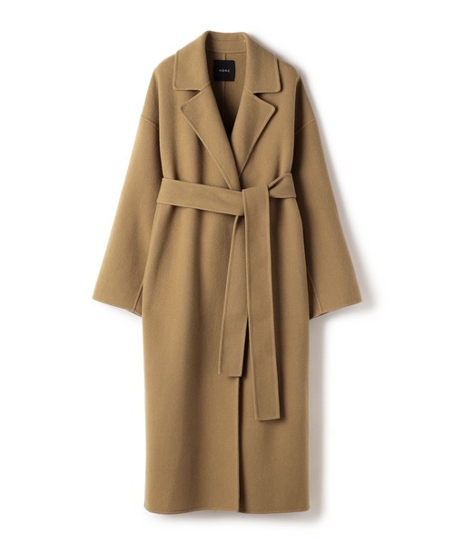 ウールメルトンロングリバーコート（その他アウター）｜N.O.R.C